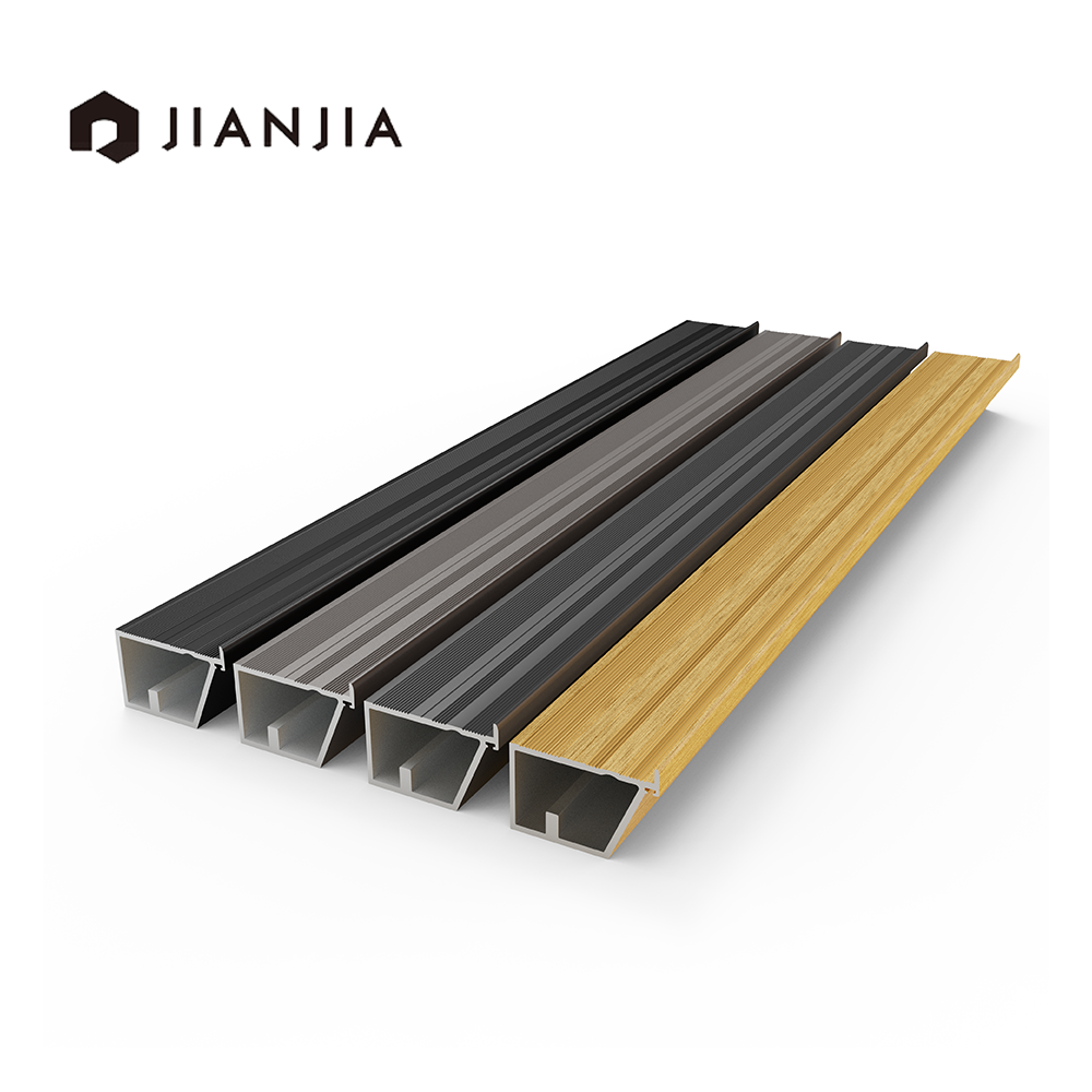 Matte Black Kitchen Cabinet Door with Aluminum Frame Anti-Corrosion Glass Aluminum Profile