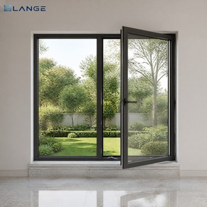 Minimalist Aluminum Alloy Casement Windows Double Glazed Windows