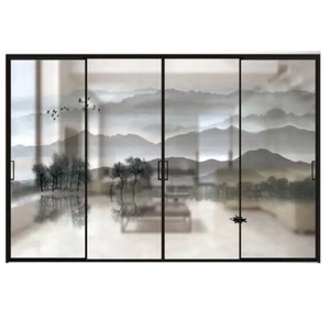 Aluminum Alloy Bedroom Wardrobe Kitchen Narrow Frame Sliding Door Design