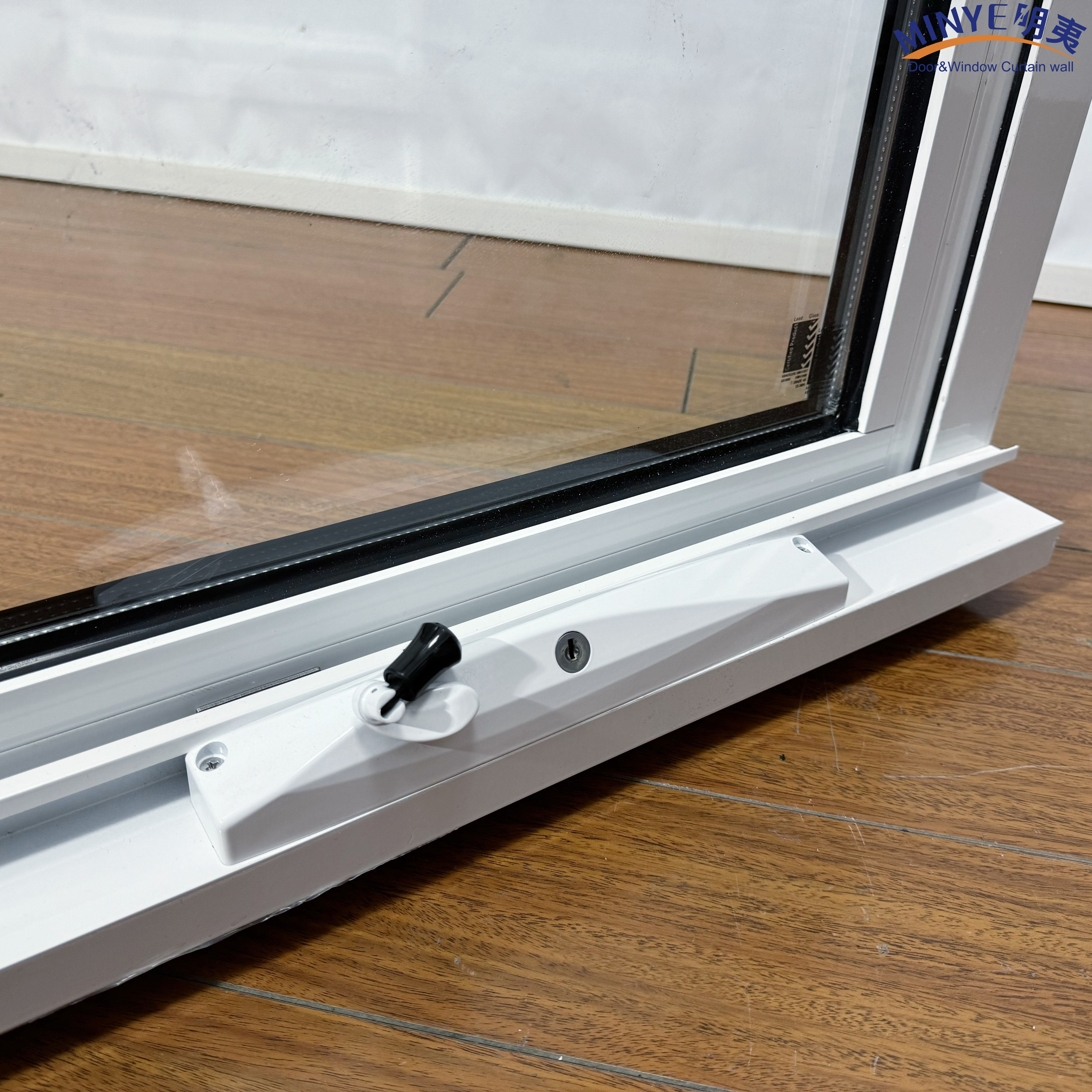 Custom Size Aluminum Awning Glass Window, Security Top Hung Window for Bedroom, Bathroom &amp; High Rise Building