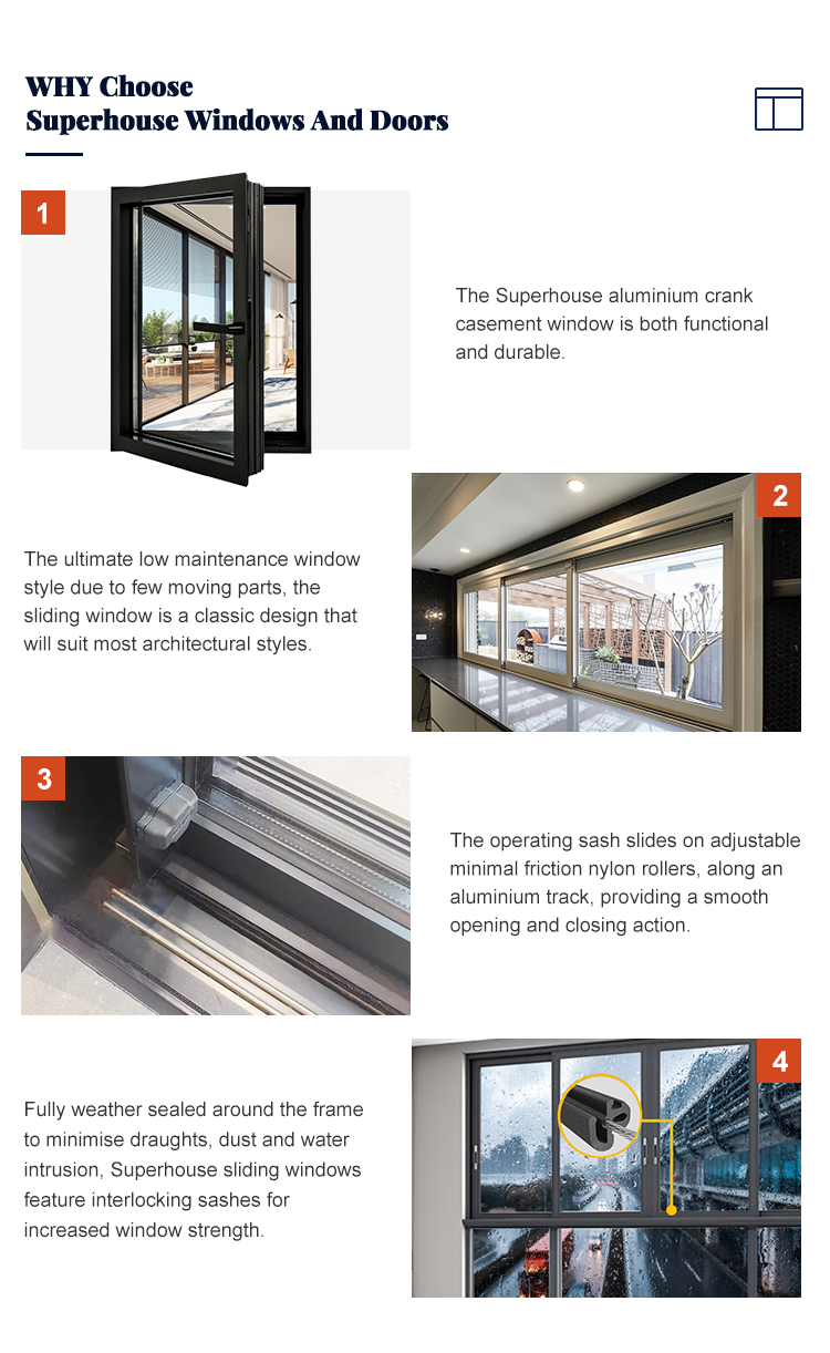 Single Double Hung Sliding Bulletproof windows Aluminum Glass Pull up windows
