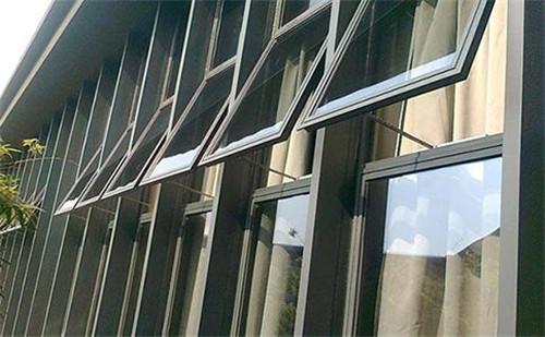 Outward Opening Durable Chain Winder Hopper Window Smart Design Aluminum Skylight Window With Low Price Aluminum Top Hung Window