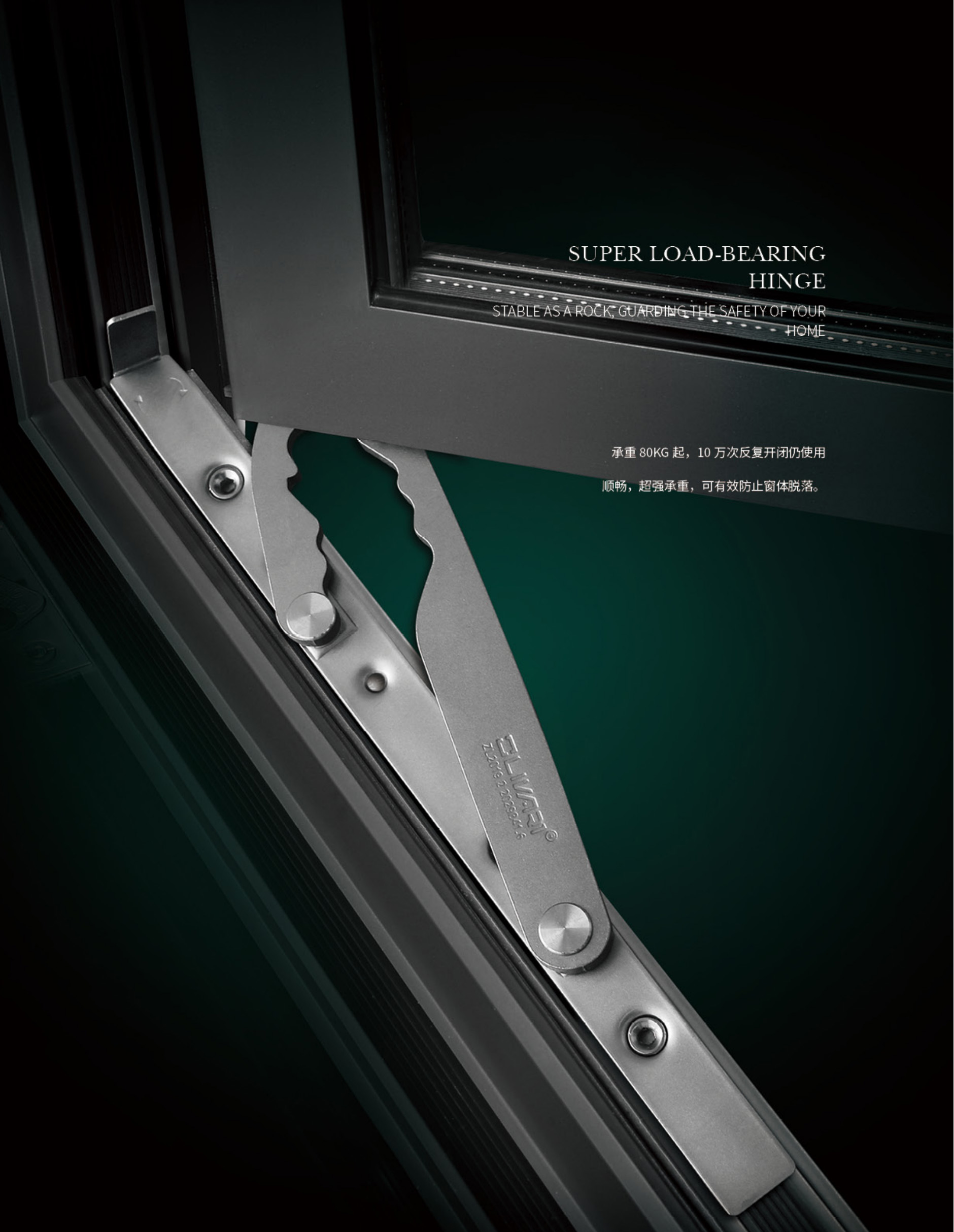 Modern Custom Hurricane-Proof Double Glazed Horizontal Sliding Doors and Windows with Roller Blind for Villas Aluminum Alloy