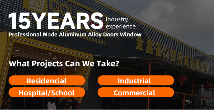 Courtyard Aluminum Glass Door Showcase