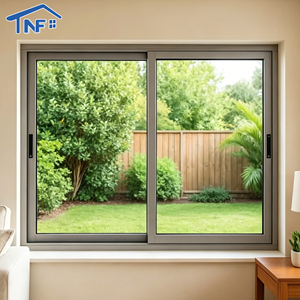 Hurricane Impact Aluminum Windows Double Glass Sliding Window Aluminium Sliding Windows for Houses Kitchen Bedroom Living Room