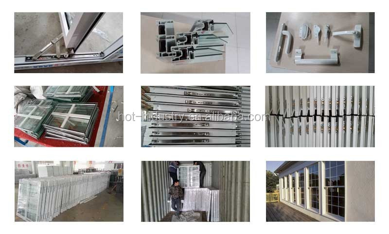 Factory Price Aluminum Half Glass Door Design Bathroom Entry Doors
