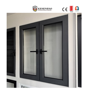 Modern Thermal Break Soundproof Double Glass Aluminium Casement windows For Luxury Residential Villa With Screen