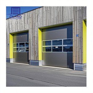 Wholesale High Quality Thermal Insulated Sectional Overhead Door Industrial With Vision Window for Warehouse