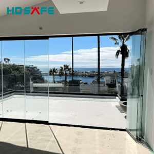 Custom Slim Frame Aluminum Bifold Glass Door