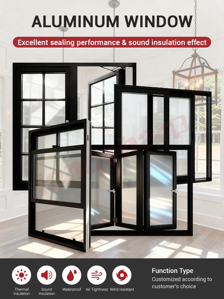 Thermal Break Aluminum Folding Window