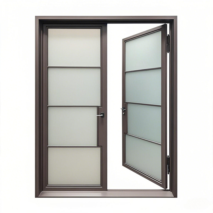 Villa Interior Aluminium Double Glazed French Door Kitchen Luxury Hotel Garden Veranda Entrance Casement Door