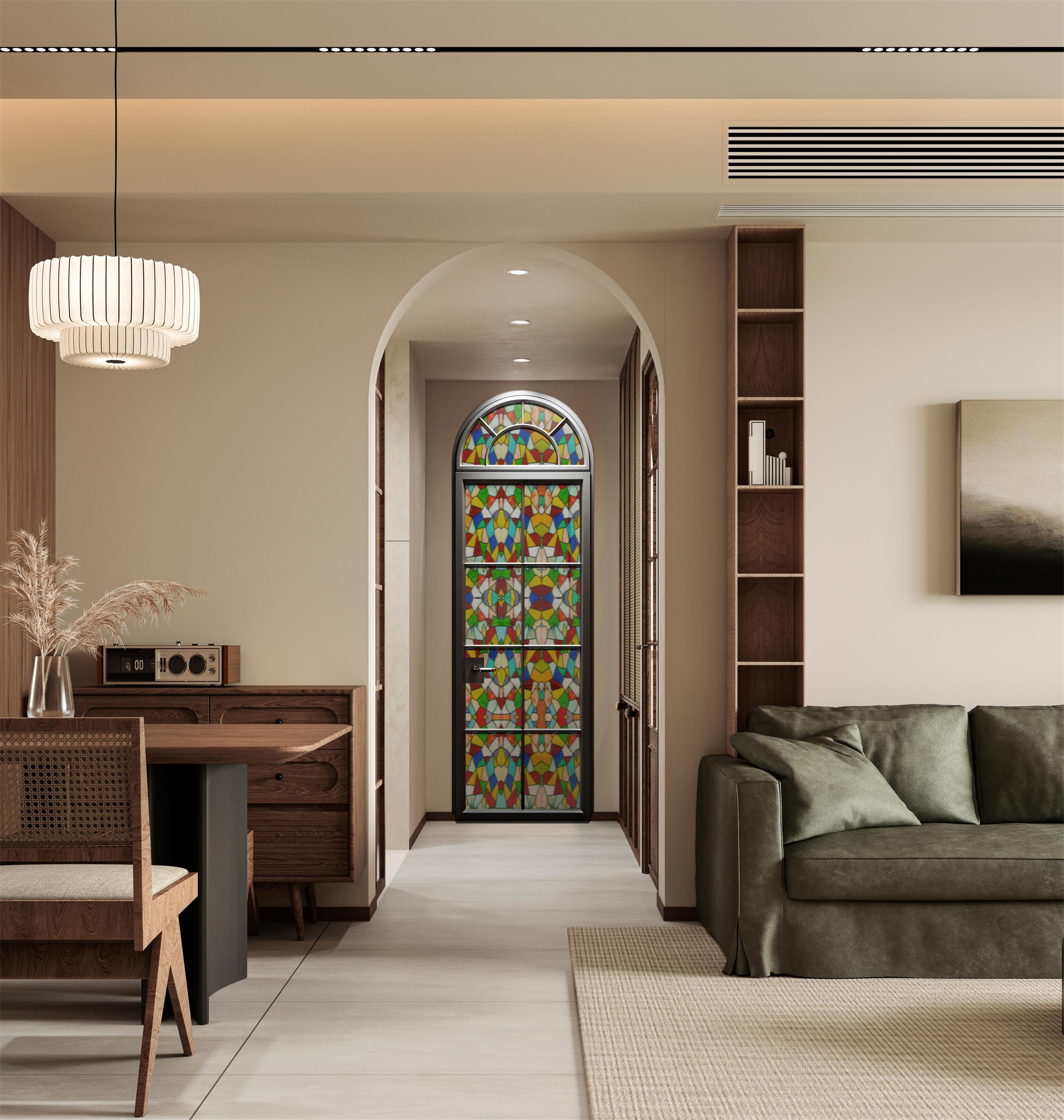 80 Series Retro Door with Old Money Aesthetic