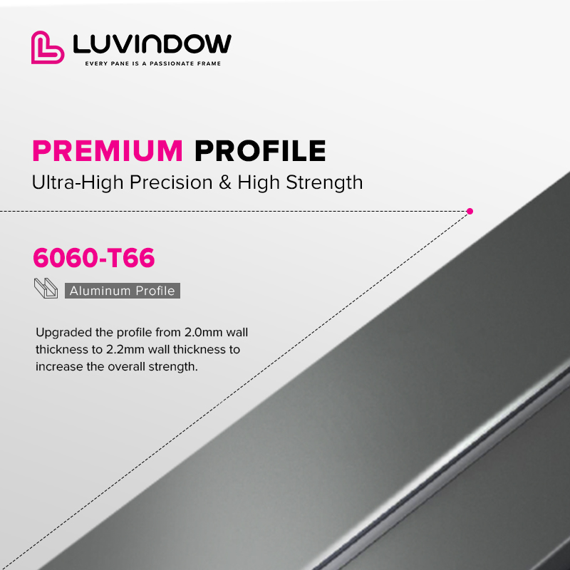 Luvindow Hurricane Impact Thermal Break Exterior Patio Aluminium Sliding Doors With Argon Low E Tempered Aluminium Glass Door