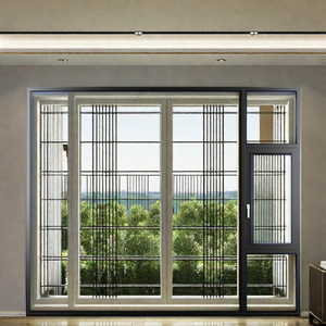 Con Una Variedad De Vidrios Doble Panel Con Mosquitera Para Persianas De Casa Ventanas Vidrio Abatibles De Aluminio Aislado