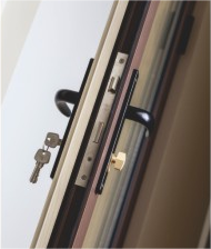 RG60C Modern Thermal Break Aluminum Louver Casement Door For Residential Farmhouse Warehouse Outdoor &amp; Courtyard Use