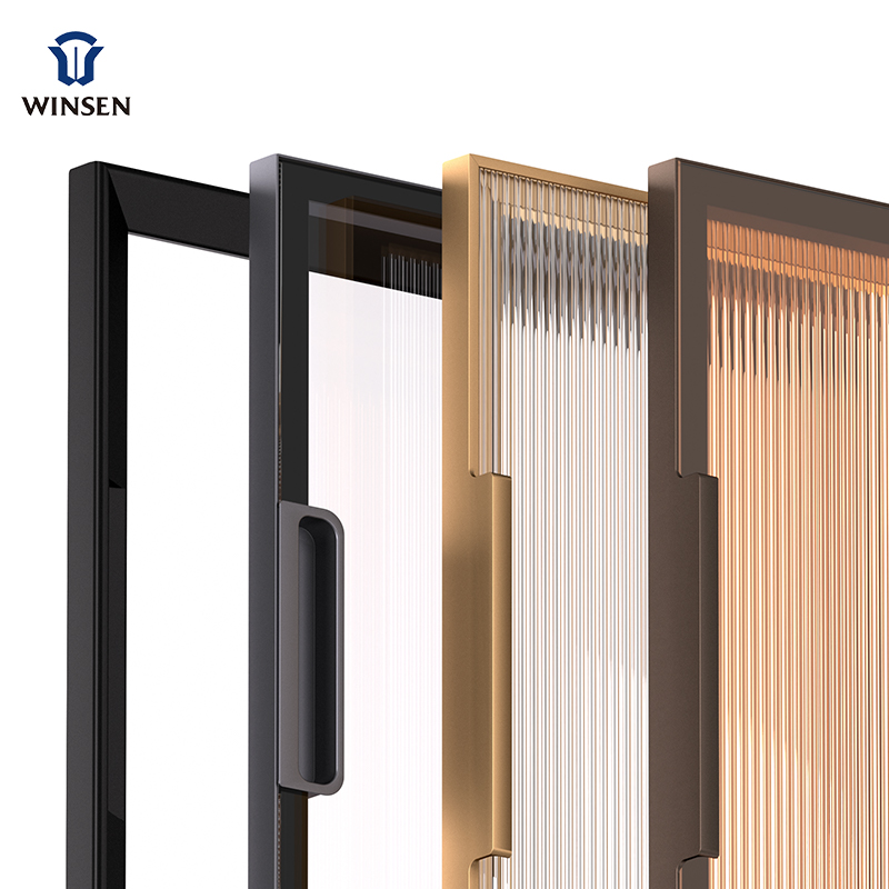 Oem Wholesale Aluminium Profile Wardrobe Door Tinted Glass Kitchen Cabinet Doors With Wholesale High Quality Deco Cabinet Doors
