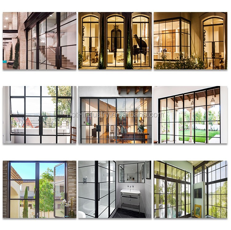 Steel door layout variations
