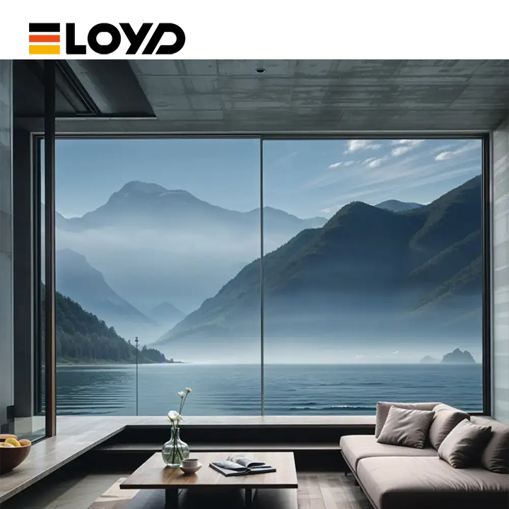 Eco-friendly Aluminum Alloy Panoramic Sliding Door Double Glazed Tempered Glass Thermal Insulation Hospital Wine Cellar
