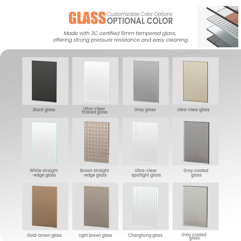 Oem Wholesale Aluminium Profile Wardrobe Door Tinted Glass Kitchen Cabinet Doors With Wholesale High Quality Deco Cabinet Doors