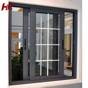 Aluminum Sliding Window Soundproof Double Glazed Insulated Tempered Glass Custom Size for Apartment Bedroom Projects Window