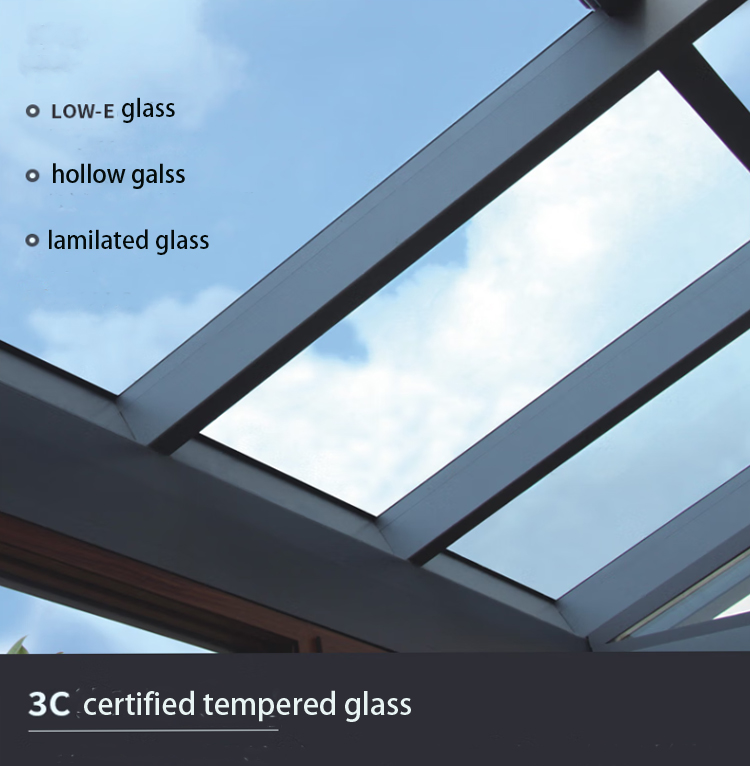 Best Selling Fully Finished Quick Assembly Mobile Sunrooms Prefabricated Glass House Sliding Windows Easy Install Home Solutions
