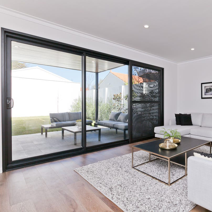 Modern Heavy Duty Lift Sliding Door, Thermal Break Aluminum Patio Door for House Renovation
