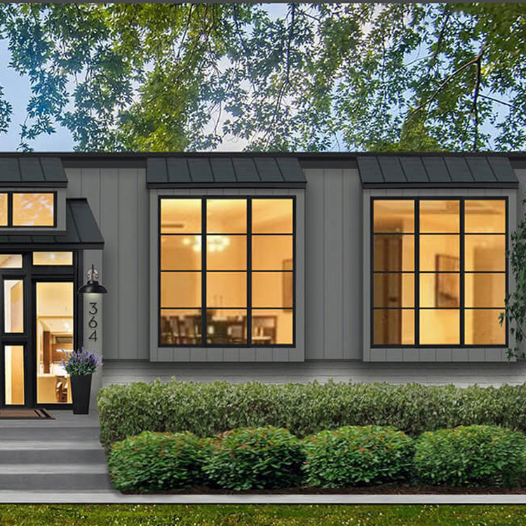Luxury Villa Black Crittall Window Feature 1