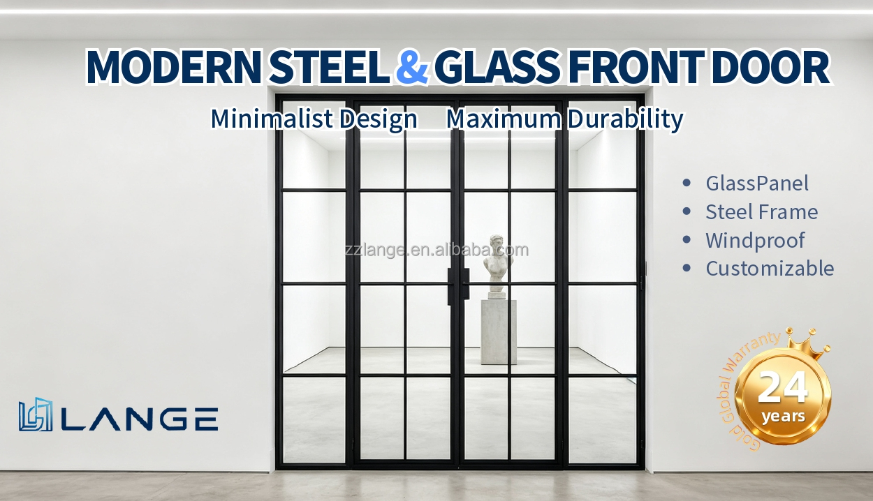 French Grid Glass Door