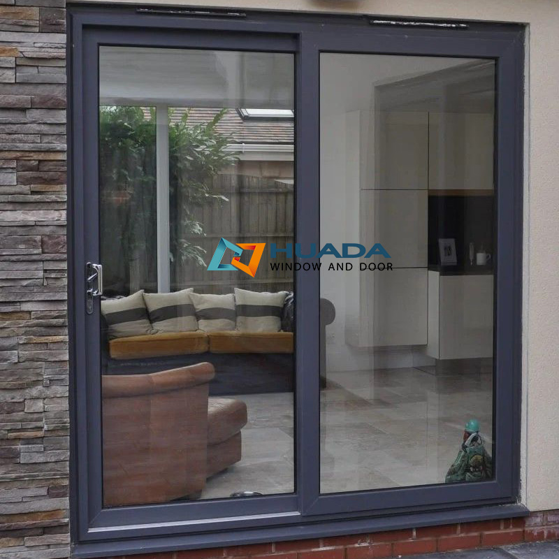 Hurricane Proof 4 Panel Aluminum Sliding Doors Soundproof Heavy Duty Lift and Slide Patio Door Triple Glazed Sliding Doors