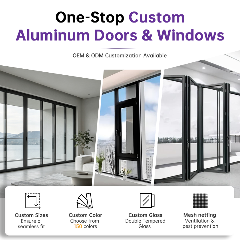 EOKO CE French Style White Grid Aluminum Sliding Door Double Glazed 4 Panel Interior Sliding Door for Villa Living Room