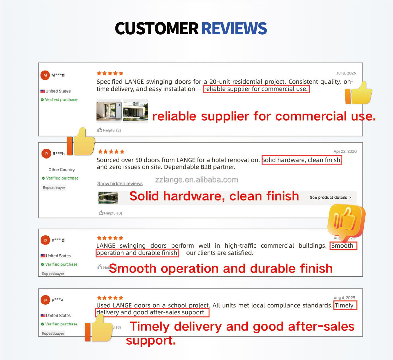 Customer Project Showcase