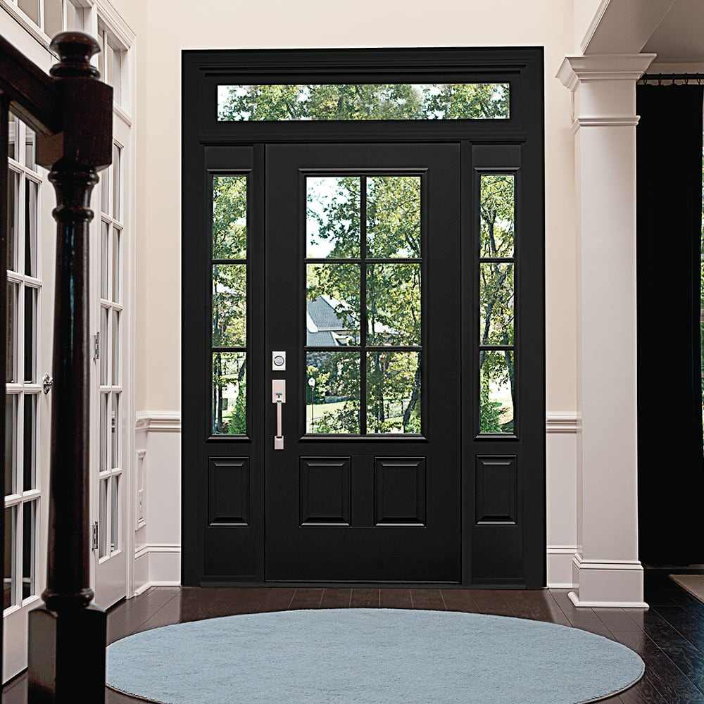 Extra Large Aluminum Entry Door with Sidelight