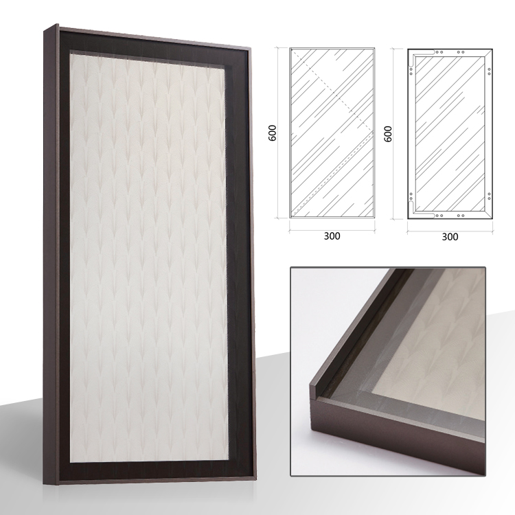 Italian Style Luxury Modern Aluminum Profile Frame Closet Doors for Aluminum Closet Glass Door Wardrobe Door