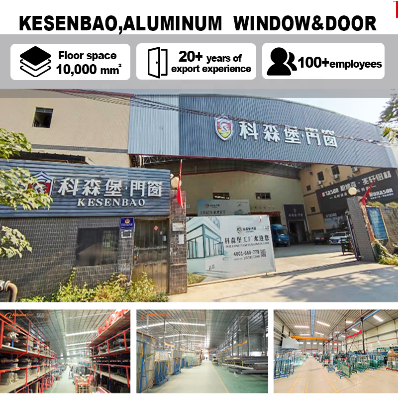Waterproof Thermal Break Double Glazed Aluminum Casement Windows With Screen For House And Villa
