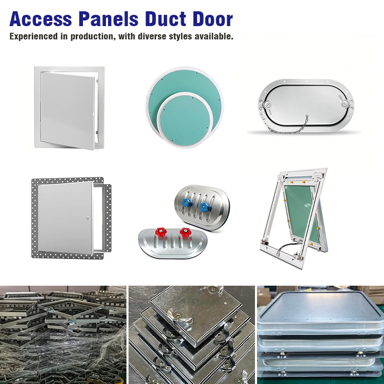 Aluminum Made with Standard Powder Coated White Finish Camlocked HVAC Access Door