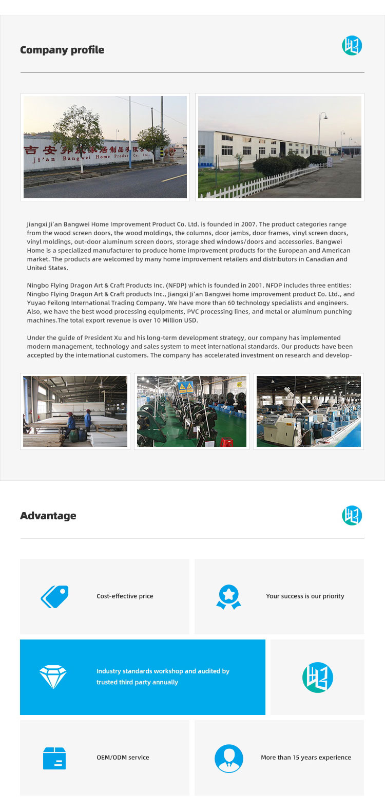 Square Window Production