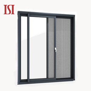 Modern Style AC100 Aluminum Alloy Frame Sliding Window Open Horizontal Magnetic