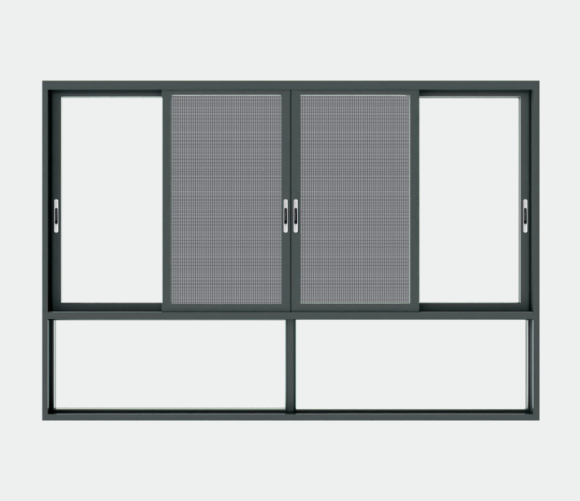 Guangdong Foshan Aluminum Sliding Doors and Glass windows Full Size Glass With Low Price and High Quality Window and Door
