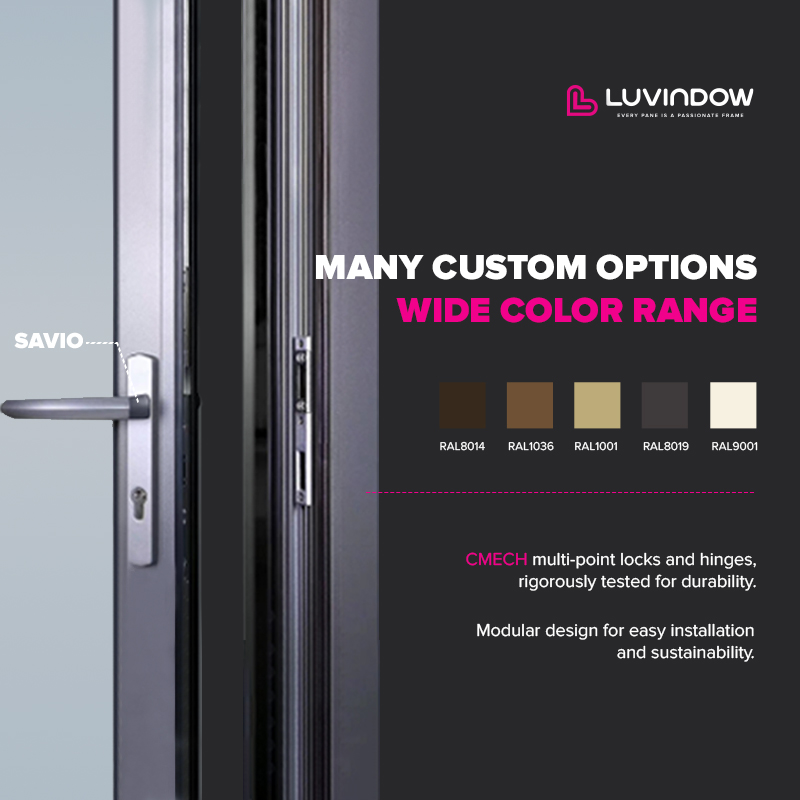 Aluminum Folding Glass Door Entry Door/glass Door/door Laminated Glass Accordion Doors Hurricane Bifold Sliding Door