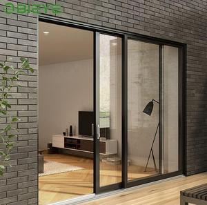 Commercial Solid Courtyard Aluminum Alloy Automatic Sliding Swing Doors Safety Feature Modern 5-Year Warranty for Manor Villa