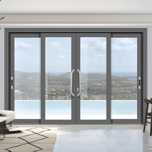 Customized Thermal Break Aluminum Sliding Patio Doors