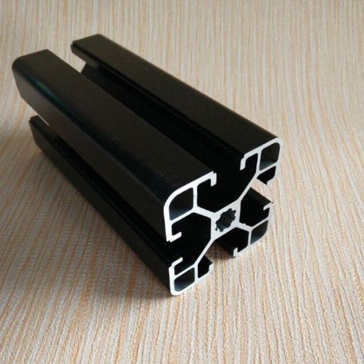 6m 40mm*40mm Extruded Black Anodizing Industrial Aluminium Frame 4040 Aluminum Extrusion Profiles Manufacturer