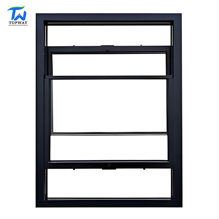 Modern Replacement Top Hung Sash Window Aluminum Exterior Vertical Sliding TW TW001 Total Project Solution