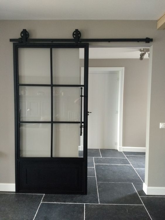 French Steel Crittall Doors Wrought Iron Window Grill Modern Sound Insulation Glass Partition Wall for Living Room Bedroom