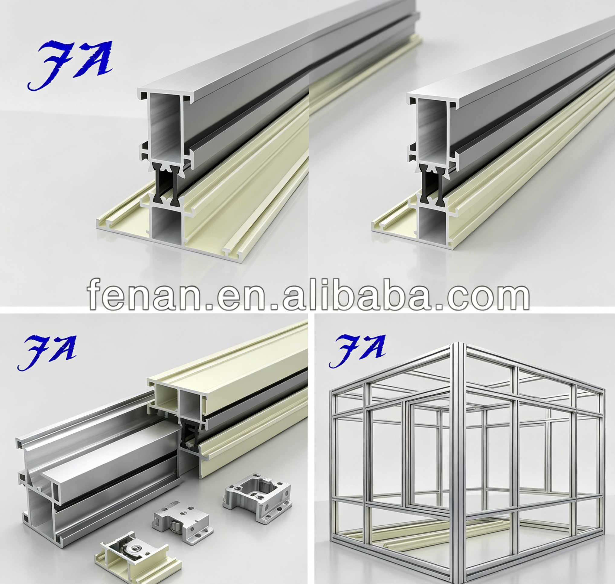 Bedroom Wardrobe Sliding Door Aluminum Extrusion Profile Sliding Door Safety Windows and Doors Standard