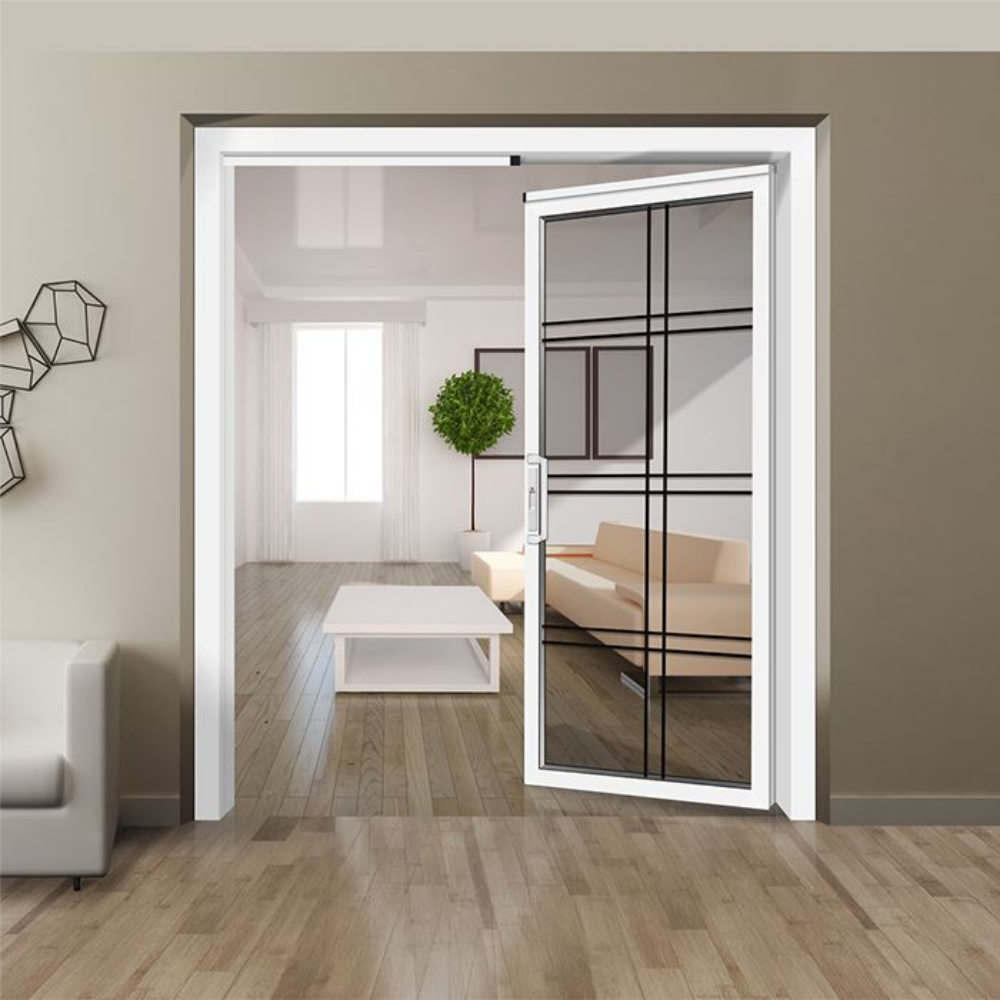 Extreme Narrow Frame Aluminum Thermal Break PT Door Slide Swing Trackless Casement PD Door Modern Waterproof Wine Cellar