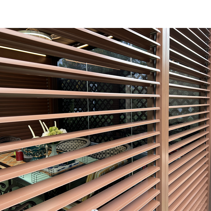 Factory Price windows Door Fence Louver Openable Privacy Screen Shutter Adjustable Louvers Aluminium