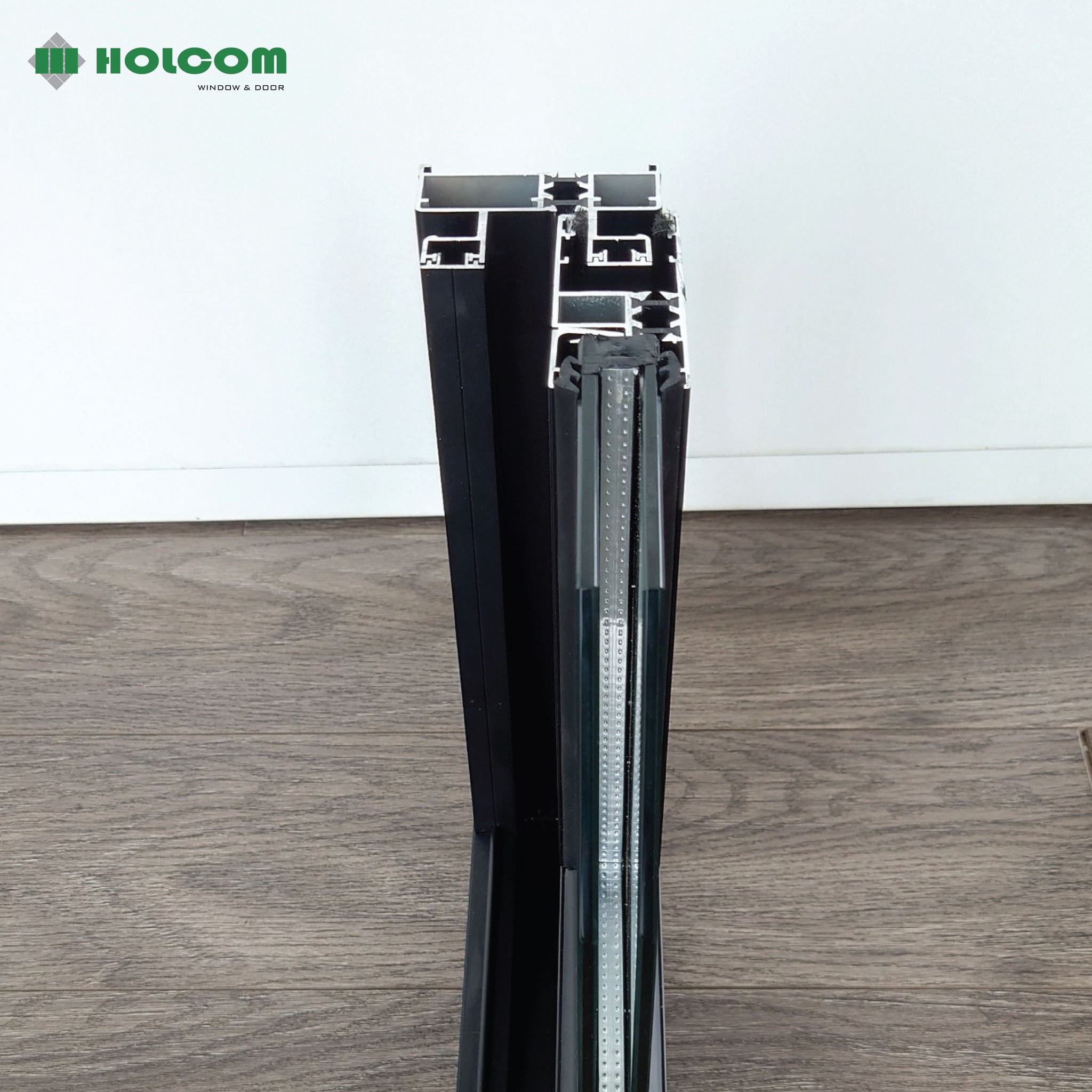 Modern Aluminum Glass Sliding Door Finished Surface for Apartments Garages Living Room Wine Cellar Dining Office Buildings