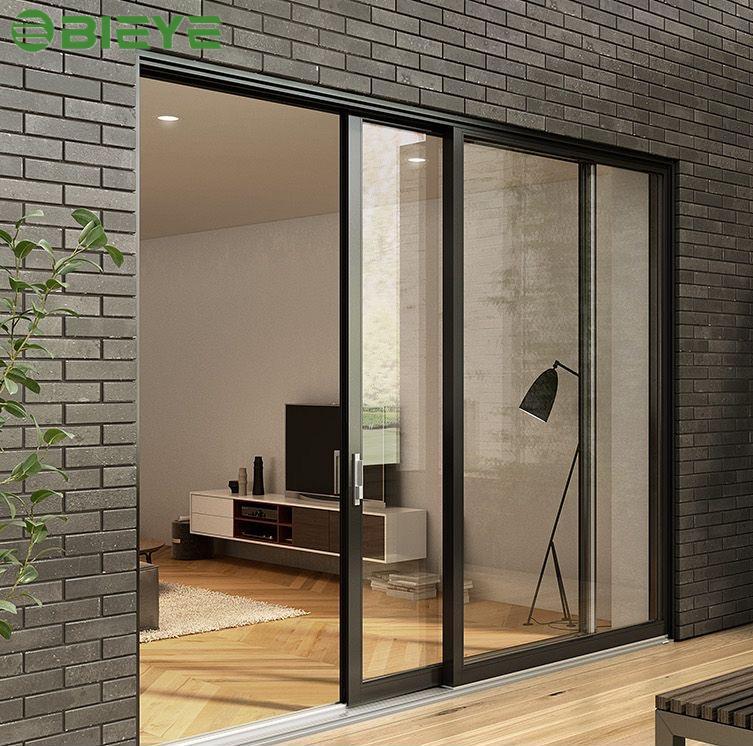 Commercial Solid Courtyard Aluminum Alloy Automatic Sliding Swing Doors Safety Feature Modern 5-Year Warranty for Manor Villa