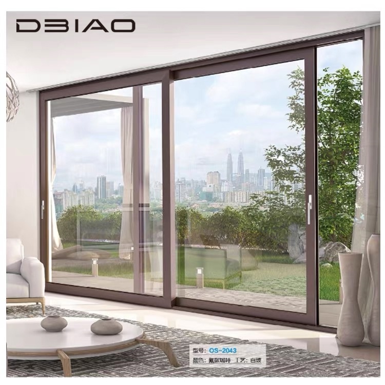 Minimalist Black Aluminum Alloy Sliding Doors with Tempered Glass for Bedroom Bathroom Kitchen Outdoor Waterproof